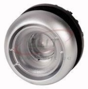 Surunupp M22-DRL-X, head| ill., maintained, ø22.5mm, bezel titanium, 10pcs/pck, IP67/69K, Eaton