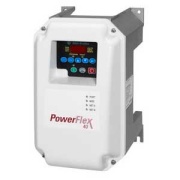 Sagedusmuundur PowerFlex40, 0.75kW 2.3A 3x480VAC, aux. 1NO 3A 240VAC, integral keypad, LED display, RS485, frame B, panel mount, IP66, NEMA4X, Allen-Bradley