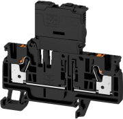 Sular-riviklemm AFS 4 2C BK, 4mm² 6.3A 250V, fuse 5x20, push-in, must