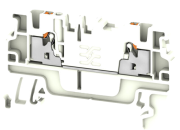 Pist-riviklemm A2C 1.5 WT, 1-tier, 1.5mm² 17.5A 500V, push-in, valge