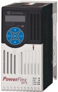 Sagedusmuundur PowerFlex527, 0.75kW 4.8A 1x240VAC, embedded dual-port EtherNet/IP, integrated safety, EMC, frame A, Allen-Bradley
