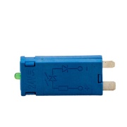 LED (green), Diode (standard polarity) 99.01, cv 6..24VDC, sockets 90.20/21, 94.72/73/74/82/82.1, 95.63/65/75, 96.72/74