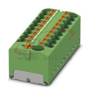 Distribution Block PTFIX 10/18X4 GN, 8pcs/pck, Phoenix