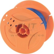 Stranded hook-up copper wire LiY, 0.25mm², telecom, PVC, -5..70°C, 250m/pck, black