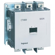 Kontaktor CTX³ 800, 265kW 500/580A 3x400VAC, aux. 2NO, 2NC 16A 240VAC, cv 200..240VAC/DC, panel mount