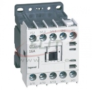 Minikontaktor CTXmini, 7.5kW 16/20A 3x400VAC, 1NO 10A 240VAC, cv 24VDC, TS35/ panel mount