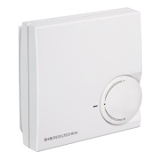 Room Temperature Sensor ThermasGard® RTM1-Modbus-P-BD1, on-wall, temp., relative humidity, dew point, setpoint potentiometer, humidity sensor w. integrated temperature sensor, 0..50°C, 24VAC/15..36VDC, IP30, calibratable