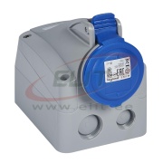 SM Socket P17 Tempra, 1P+N+E 16A 250VAC, IP44