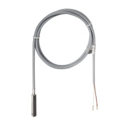 Surface contact temperature sensor Thermasgard OFTF PT100, PVC cable 1.5m, -35..105°C, 2-wire, alumiinium sleeve, 8x8x50mm, IP65