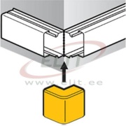 Välisnurk DLP-S, 32x16mm, valge
