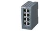 Scalance XB008 Unmanaged Industrial Ethernet Switch, 10/100 Mbit/s, LED diagnostics, sv 24VAC/DC, 8x 10/100 Mbit/s RJ45 sockets, Siemens