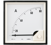 Ampermeeter EA17, moving-iron, 30AAC, scala 90°, ■72x72mm/ □68x68mm
