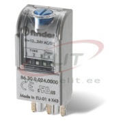 Timer Module 86, ON delay (AI), ON pulse (DI), multi-voltage, sockets 90.02/03, 92.03, 94.02/03/04, 95.03/05, 96.02/04, 97