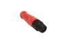 Shorting Plug 898D, M12, 4NC 4A 30VDC, IP67, Nema6P, Allen-Bradley, red