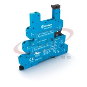 Socket 93.66, 34.51.7.024.xx10, 34.81.7.024.xxxx, cv 24..240VAC/DC, push-in, MasterPLUS, W5mm, TS35