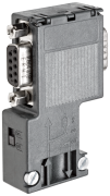Simatic DP, Bus Connector, ProfiBus «12Mbit/s, 90° angle cable outlet, terminat. resist. w. isolat. function, w. PG socket