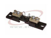 Šunt B2, 50A/60mV, standard coating, with screws, cl.0.2, insulating base, TS35/ panel mount