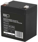 Pliiaku, 12V 5Ah, terminal Faston 6.3mm, 91x71x105mm