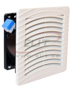 Vent-filter, 19W 0.12A 240VAC, 85/65m³/h, -30..70°C, ■150x150/□124x124, IP54