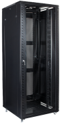 Seadmekapp 19in, 42U 800Wx2055Hx1000D, perforated front door, removable side panels, cable entry on the top ^bottom, incl. adj. feet ^castors, max. load 800kg, flatpack, must