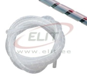 Juhtmespiraal HD-12, ø9..32mm, PE, 10m/pck, valge