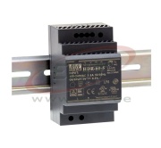 Moodultoiteplokk HDR, input 85..264VAC, output 60W 4.5A 10.8..13.8VDC, LED, W52.5mm, TS35/15/7.5