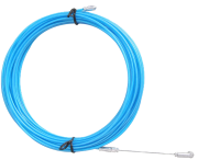 Tõmbetross LO88m, steel fish tape, spring guided roller head, eyelet, steel wire, plastic, Ø3.6mm, L10m, 150kg