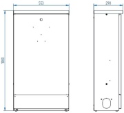 Liitumiskilbi HETR-55 korpus 01190, lukuta uks, Harju Elekter
