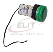 Termomeeter XB7 Monolithic, ø22.5mm, -25..125°C, IP65, roheline