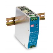 Toiteplokk NDR, input 90..264VAC/ 127..370VDC, output 120W 2.5A 48..55VDC, LED, W40mm, TS35, UL/TÜV/CE