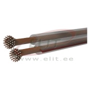 Kõlarikaabel SP250/TP 2× 2.50 ECO läbipaistev PVC, CCA 100m, Emos