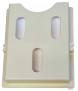 Skeemitasku DIN A6, usable depth 24mm, self-adhesive, grey