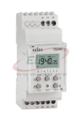 Programmkell TS2M1-2, LCD, week| 30 on-off steps, 2CO 16A 250VAC, cv 230VAC ±10%, TS35