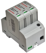 Liigpingepiirik V50-3+FS-275, T1+T2, Uc 275VAC, impulse current (10/350μs) Iimp 12.5kA, discharge current (8/20μs)| Imax 60kA ^In 30kA, Up ≤1.8kV, tA ≤25ns, FS 0.5A 250VAC/ 3A 30VDC| 1.5mm2, 2.5..25mm², TN-C, TÜV, CB, CE, MaxPro