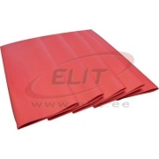 Termokahanev toru H-2(Z), 25.4/12.7mm, õhuke sein 0.9mm, polüolefiin -55..125°C/ +100°C, leegile vastupidav, suur paindlikus, L1.22m/pc, punane