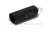 Termokahanev kaablimüts HSEC 110, kuumsulav liim, 14/5mm, seinapaksus 2.2mm, L45mm, polüolefiin -55..110°C/ +120°C, UV kindel, must