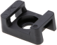 Kruviankur TM-3S8, L21.9xW15.9 ø4.5, max tie 7.6mm, -40..85°C, Polyamide 6.6, UL94 V2, UV resistant, 100pcs/pck, must