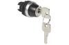 Pöördlüliti Osmoz, head| key (455) handle, 1-0·-2 (-45°-0-45°), ø22.5mm, IP66/69K IK05, must