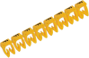 Juhtmemärgis CAB3, 0.5..1.5mm², F, ribas 30pcs, kollane