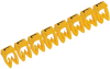 Juhtmemärgis CAB3, 4..6mm², L, ribas 20pcs, kollane