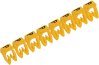 Juhtmemärgis CAB3, 0.5..1.5mm², P, ribas 30pcs, kollane