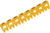 Juhtmemärgis CAB3, 0.5..1.5mm², V, ribas 30pcs, kollane
