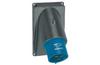 Panel-Mount Flange Inlet Hypra, 1P+N+E 16A 250VAC, plastic, IP44