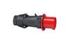 Plug Hypra, 3P+E 63A 380/415VAC, plastic, IP44