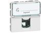 Pistikupesa Mosaic, mech.| RJ12| 6contacts, ¼ turn terminal, 2M, valge