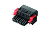 PCB Plug-in Connector BVF 7.62HP/05/180SF SN BK BX, female, 5poles, 7.62mm, push-in