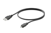 USB cable IE-USB-A-MICRO-1.8M , USB A, USB Micro, PVC, 1.8m