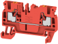 Pist-riviklemm A2C 2.5 RD, 1-tier, 2.5mm² 24A 800V, push-in, punane