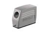 Hood HDC 16A TSLU 1PG16G, size 5, cable entry from side, plug housing, end-locking clamp, lower side, PG16, IP65