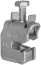 Latiklemm SK 185, 5mm| 35..185mm² 448A 1000V, 5mm vasklatt, M10/±PZ3/SW17| 24Nm